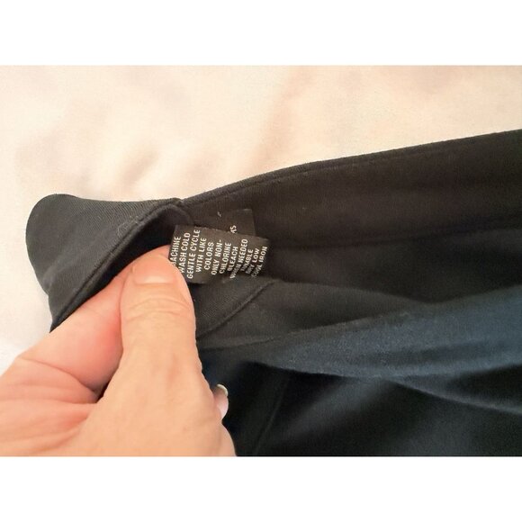 INC International Concepts Black Mock Neck Stretch Dress Women’s M Sleeveless - Picture 8 of 9